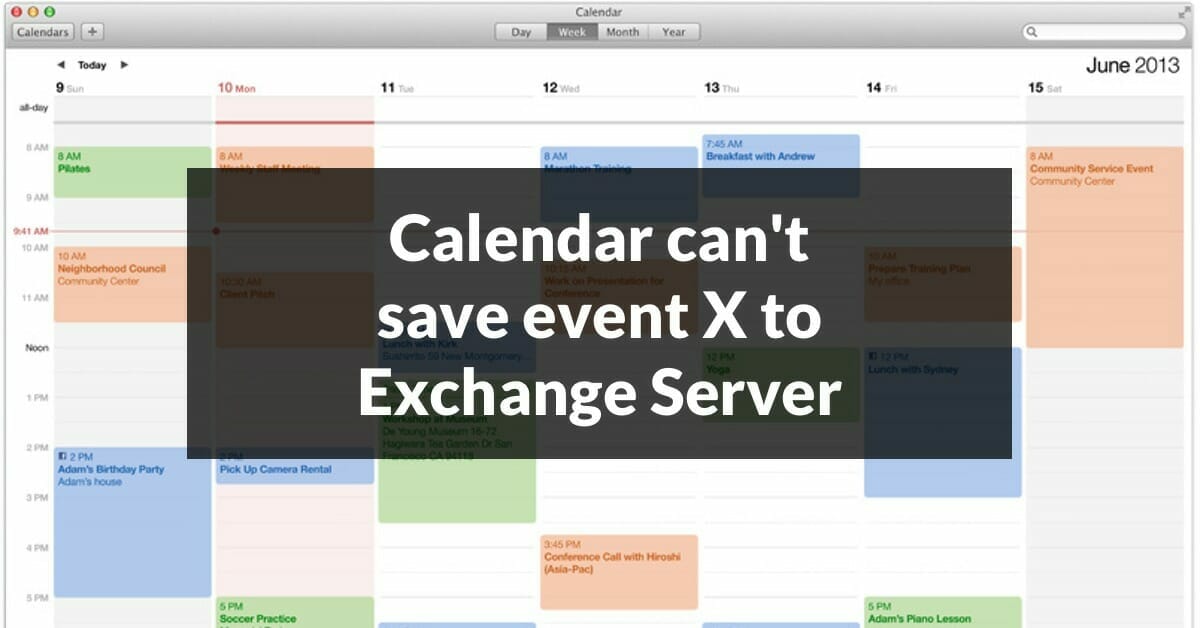 Seeing Ical Calendar Events In Outlook For Mac